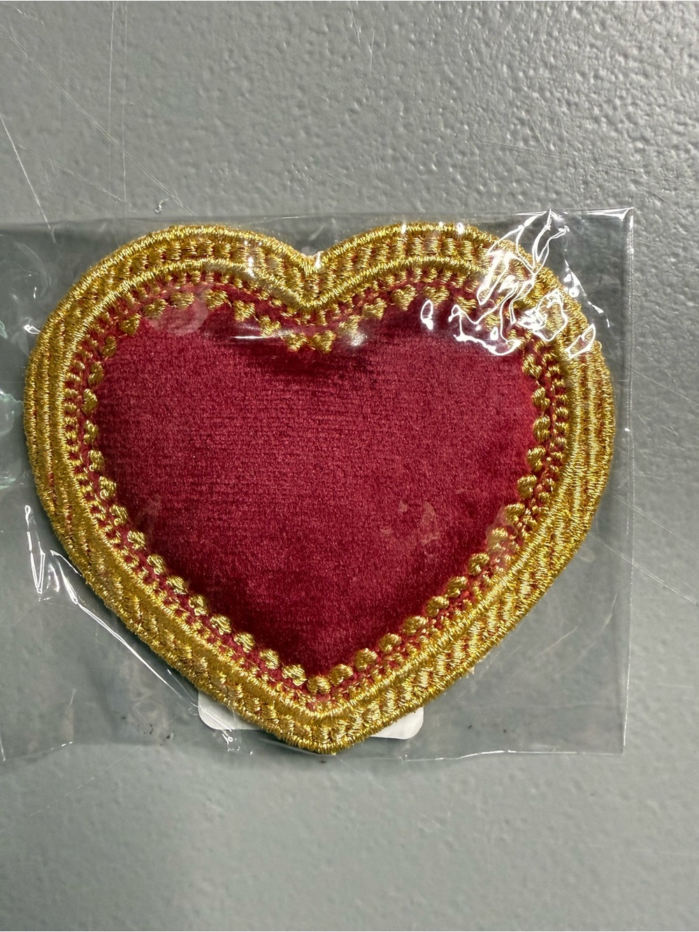 Stoney Clover Lane Red & Gold Heart NWT (1)